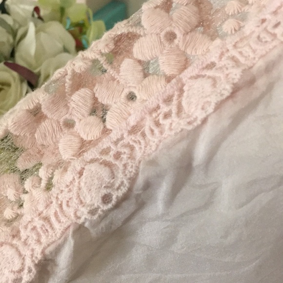 Silk Light Pink Bohemian Top - Picture 11 of 12